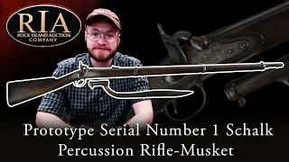 The Only Assembled Version |  Prototype Serial Number 1 Schalk Percussion Rifle-Musket
