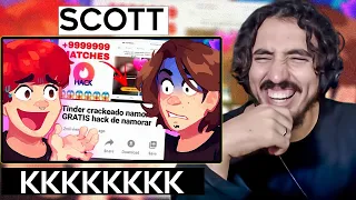 MEMES QUE TE DEIXARÃO COM MEDO - Scottonauta | Leozin REACT