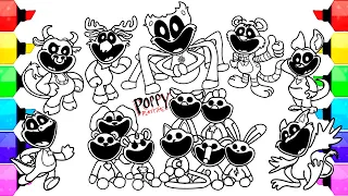 Poppy Playtime Chapter 3 Coloring Pages / How to Color Smiling Critters and Rejected Critters