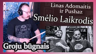 Linas Adomaitis ir Pushaz - Smėlio laikrodis // Pirmas dainos perklausymas