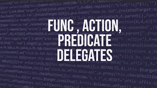 FUNC , ACTION AND PREDICATE | C# in-built delegates