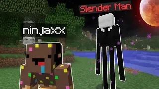 Minecraft mais Slender Man veut me buter.. (j'ai flippé)