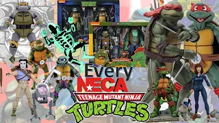 UPDATED: Every NECA TMNT "ALL" comic/arcade/movie/cartoon Comparison List