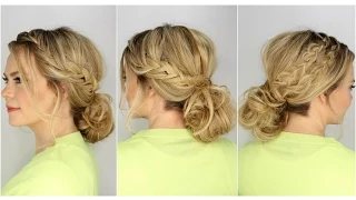 Mixed Braids and Messy Bun | Missy Sue