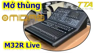 Midas M32R Live - Mở thùng xem hàng