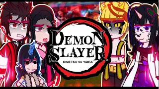 🌈Pro heroes react to Demon slayer•//parts 1// A COMPILATION ‼️//