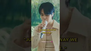 Jimin 🥹 Singing 'LETTER' For Dear ARMY..!!! ( PART1)