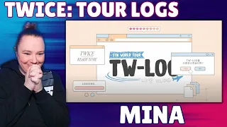 TWICE REACTION - After Deep Dive: Tour Logs - Mina