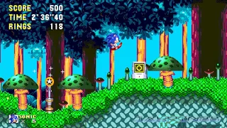Sonic 3 A.I.R: Mushroom Hill Top Zone Act 1 :: Walkthrough (1080p/60fps)
