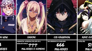 PERSONAGENS DE ANIMES QUE TEM MAIS MULHER DO QUE EU E VOCÊ +18 |  React Anime TV