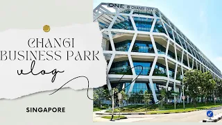 4K Experience Changi Business Park | Singapore's Green Tech and Business Hub #walkingtour #nature