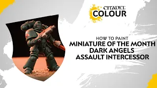 How to Paint: Miniature of the Month - Dark Angels Assault Intercessor