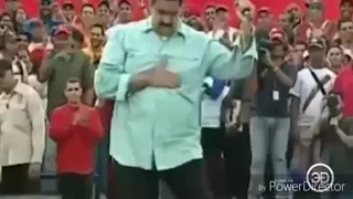 Nicolas maburro presidente de Venezuela bailando te metiste con migo pajarito