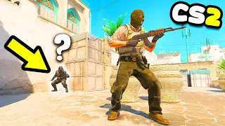 400 IQ TRIGGER DISCIPLINE IN CS2! - COUNTER STRIKE 2 CLIPS