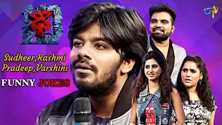 Sudheer, Rashmi, Pradeep, Varshini & Hemanth | Funny Jokes | Dhee 10 | ETV Telugu