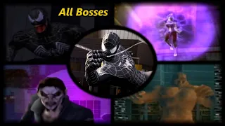 Spider-Man 3 - All Bosses (Ps2)