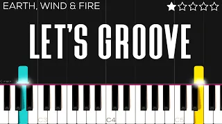 Earth, Wind & Fire - Let’s Groove | EASY Piano Tutorial
