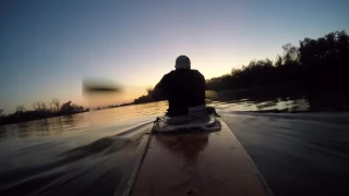 Evening Brazos River kayaking 3-21-17