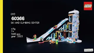 LEGO 60366 Ski And Climbing Center relaxing speed build