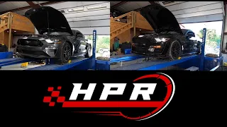 First Two S550 Mustang builds from HPR hit the Dyno!