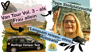 Mini Camper Van Tour 3- Runde um d. Gardasee| Tipps Stellplatzsuche, langsam reisen| als Frau allein