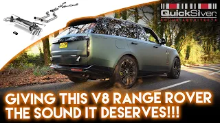 Giving this 2023 V8 Range Rover 4.4 P530 the Sound it Deserves with QuickSilver Exhaust