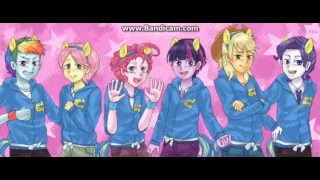 Equestria Girls Helping Twilight (boy version)