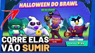 É sua ÚLTIMA CHANCE de COMPRAR essas SKINS de HALLOWEEN no Brawl Stars