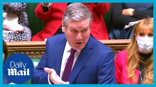 Brutal PMQs moment Keir Starmer asks Boris Johnson: 'Is everything ok, Prime Minister?'