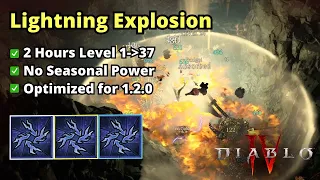 Minmax Chain Lightning Leveling Build in Season 2/Eternal - Diablo 4 Sorcerer