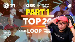 Top 20-6 LOOPSTATION (Solo) Wildcard Compilation | GBB21: WORLD LEAGUE PART 1 - SansReaction