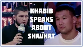 "Shavkat is a Title Contender" - Khabib Nurmagomedov