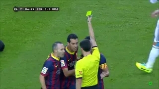 Sergio Busquets vs Real Madrid I Camp Nou I La Liga 13/14 I All Touches and Actions