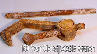 150 Years OLD!! Vintage Pipe Wrench Restoration||MOHANDS