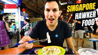 BEST SINGAPORE HAWKER FOOD TOUR! Trying the BEST HAWKER FOODS in CHINATOWN Singapore