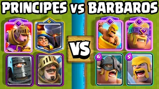 PRINCES vs BARBARIANS | CLASH ROYALE OLYMPICS