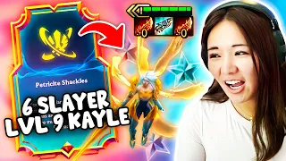I DESTROYED Kai'Sa 3 With This 6 Slayer LVL 9 Kayle BOARD!? | TFT SET 9