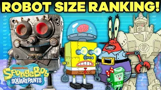 Bikini Bottom ROBOTS + MECHS Ranked by Size! 🤖😱 | SpongeBob