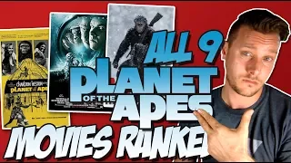 All 9 Planet of the Apes Movies Ranked From Worst to Best (w/ War for the Planet of the Apes)