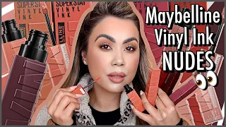 Maybelline Super Stay Vinyl Ink Nudes Liquid Lip Color Review