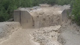 Illgraben 29. 06. 2020  Lave torrentielle / Murgang / Debris flow