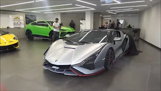 $3.7 Million Lamborghini Sian Hits the Streets Of London- Start up And REVS!!