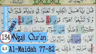 BELAJAR MENGAJI QURAN SURAH AL-MAIDAH AYAT 77-82 #PART 154