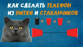 Как сделать ниточный телефон