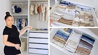 ORGANIZING THE NURSERY - Clean & Nest With Me!