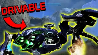 Halo Reach PC Mod - Driving a SCARAB on FORGE WORLD!