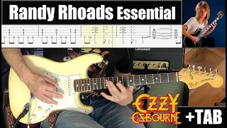 Randy Rhoads Essential Riffs + TAB