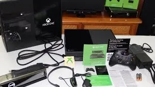 Xbox One Unboxing (Day One 2013 Edition) + Setup + Kinect Setup + First Look