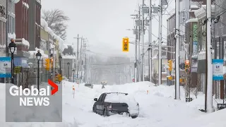 Powerful winter storm slams into southern Ontario