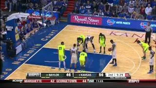 #24 Baylor @ #8 Kansas (1/20/2014)